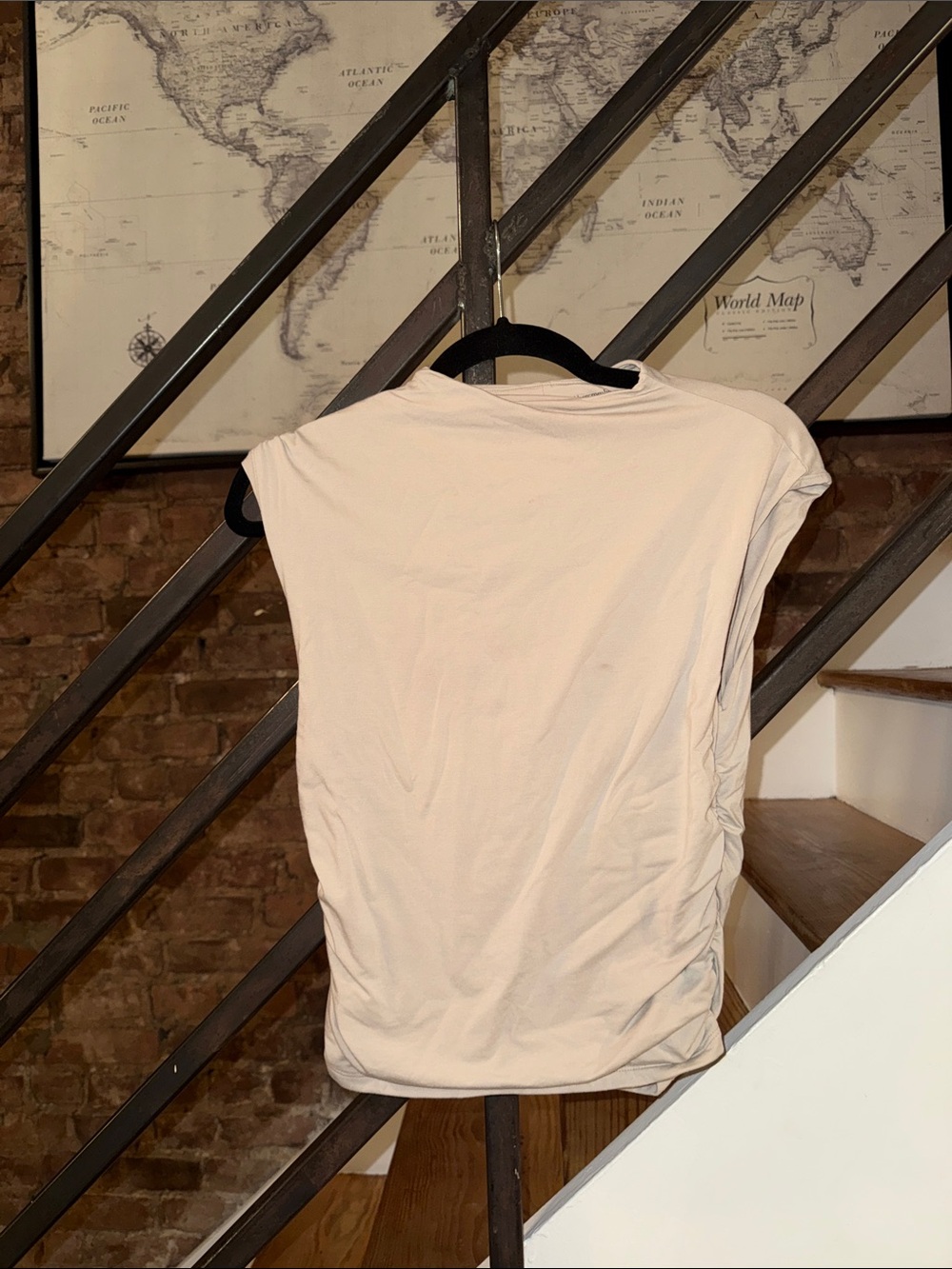 Abercrombie & Fitch Cream Sleeveless Tank Top